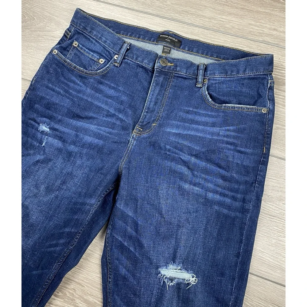 Banana Republic Men's Athletic‎ Fit Denim Jeans Blue Size 36x32